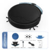 Intelligent Sweeping Robot Large Water Tank Mobile App Remote Control Planning And Cleaning Line Low Noise 2000 Pa Large Suction - Image 4