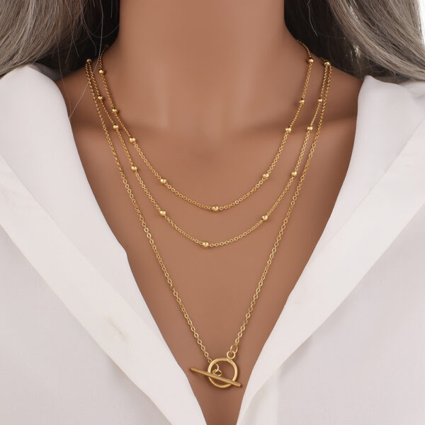 Multilayer Trend Elegant Jewelry Long Snake Chain Crystal - Image 8